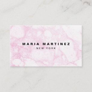 Create Your Own Luxury Boutique Pink Marble Business Card