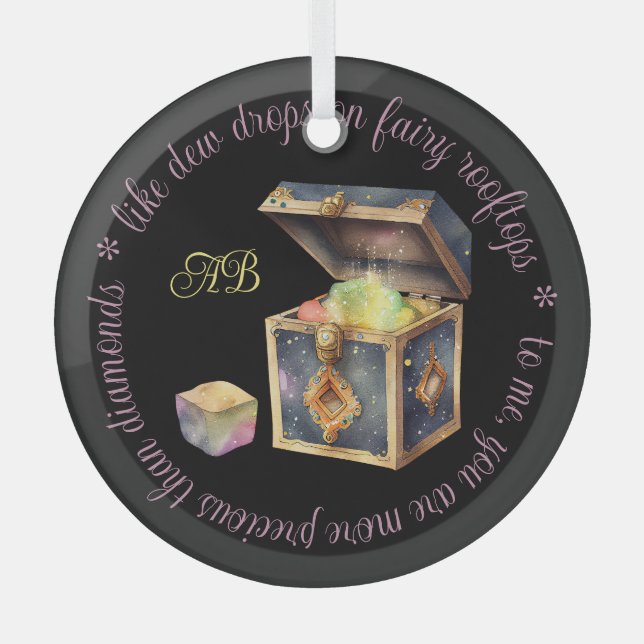 Create Your Own Magic Box & Gem Glass Tree Decoration (Front)