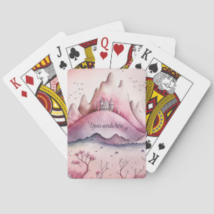 Create Your Own Magic Castle & Mountains Playing Cards