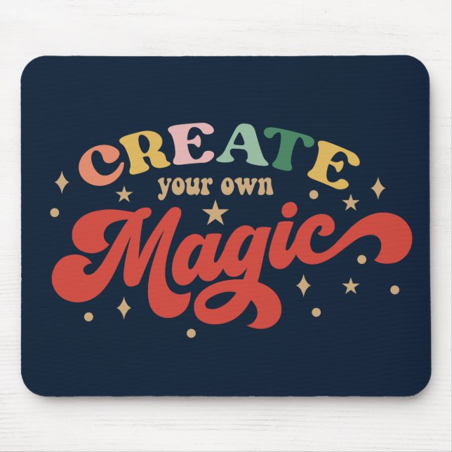 Create Your Own Magic Grl Pwr Girl Power Mouse Mat (Front)
