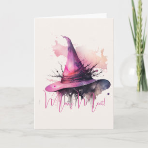 Create Your Own Magic Witch Hat Card