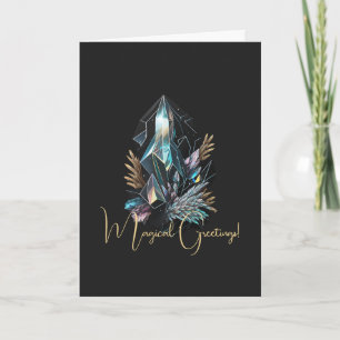 Create Your Own Magical Crystals Card