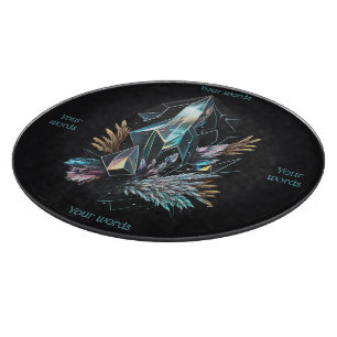 Create Your Own Magical Crystals Glass Altar Board