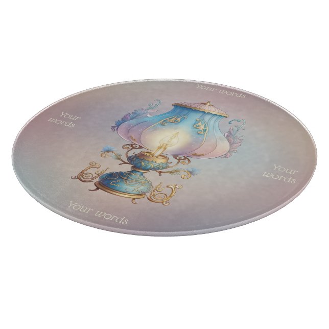 Create Your Own Magical Fairy Lamp Cutting Board (Corner)