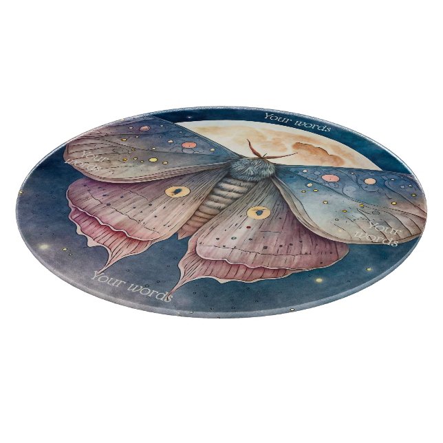 Create Your Own Magical Moon Moth Cutting Board (Corner)