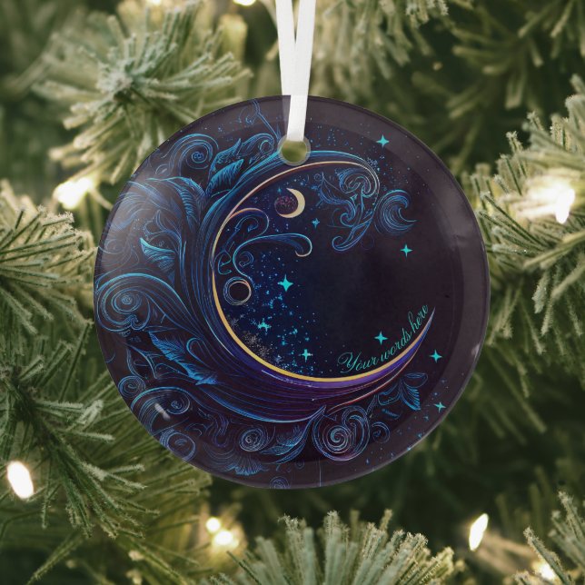 Create Your Own Magical Moon Waves Glass Tree Decoration (Insitu)