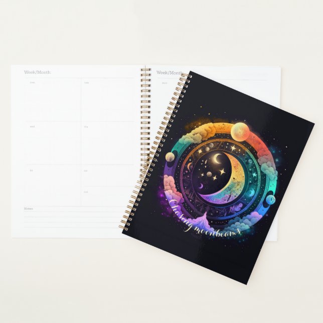 Create Your Own Magical Rainbow Moons Planner (Display)