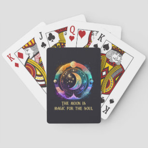 Create Your Own Magical Rainbow Moons Playing Cards