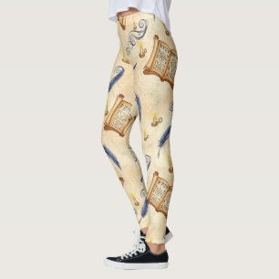 Create Your Own Magical Spell Scrolls Quills Leggings