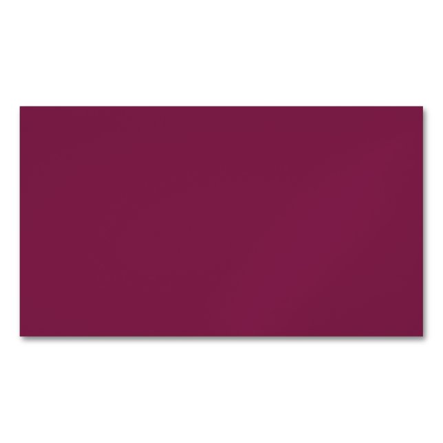 Create Your Own Magnetic Business Card (Front)