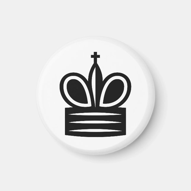 Create your own magnetic chess pieces with icon magnet (Front)