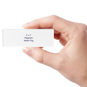 Create Your Own Magnetic Name Tag