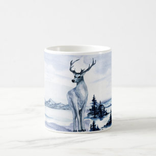 Create Your Own Majestic Winter Deer Magic Mug