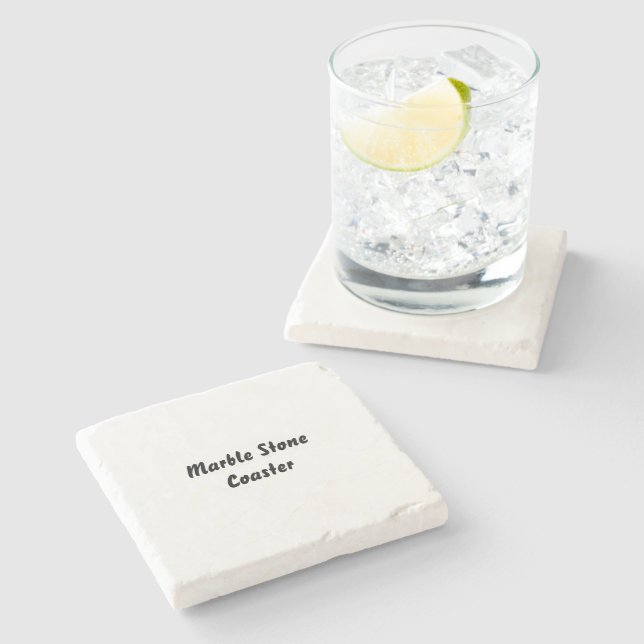 Create Your Own Marble Stone Coaster (Side)