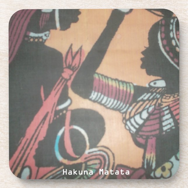 Create your own MASAI Hakuna Matata Coaster (Front)