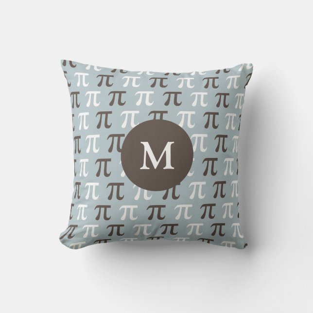 Create your own Math Pi Symbol Pattern Cushion (Front)