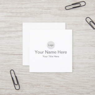 create your own matte 2.5" x 2.5" square business card