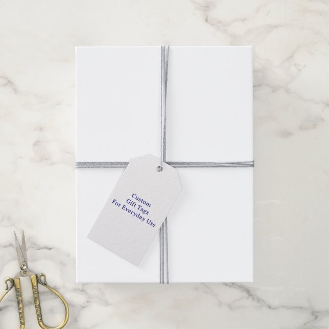 Create Your Own Matte Gift Tags (With Twine)