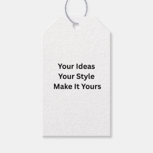 Create Your Own Matte Gift Tags