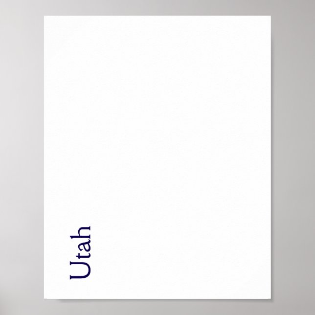 Create Your Own Matte Poster (Front)