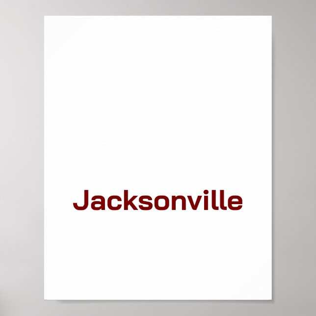Create Your Own Matte Poster (Front)