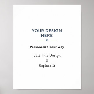Create Your Own Matte Poster