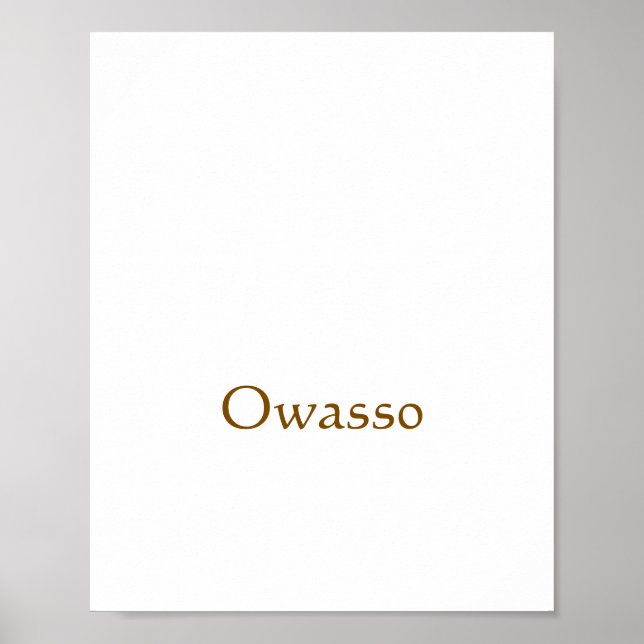 Create Your Own Matte Poster (Front)
