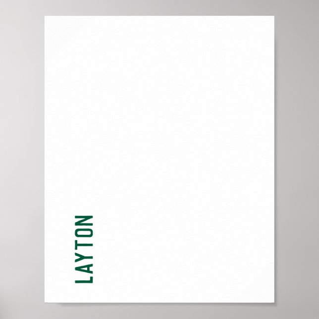 Create Your Own Matte Poster (Front)