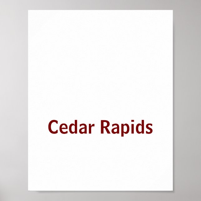 Create Your Own Matte Poster (Front)