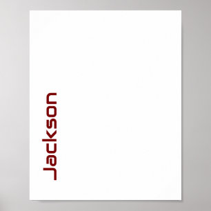 Create Your Own Matte Poster