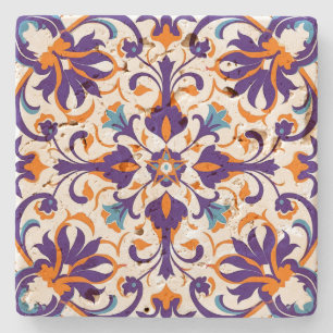 Create Your Own Mediterranean Mystical Purple Stone Coaster