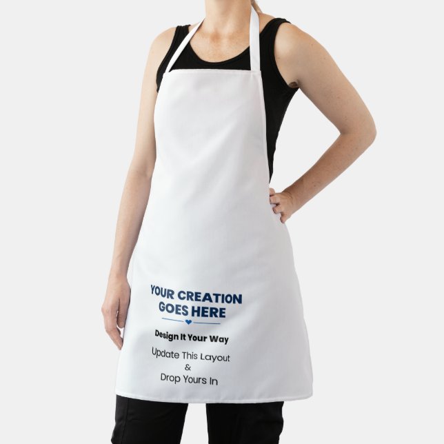Create Your Own Medium All-Over Print Apron (Insitu)