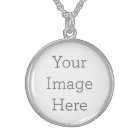 Create Your Own Medium Silver Plated Necklace