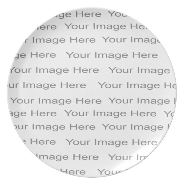 Create Your Own Melamine Plate (Front)