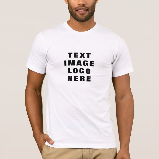 Create Your Own Men’s Custom Made Desi Indian T-Shirt (Front)