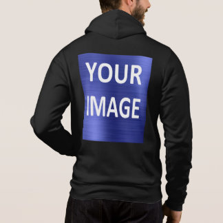Create your own mens black hoodie