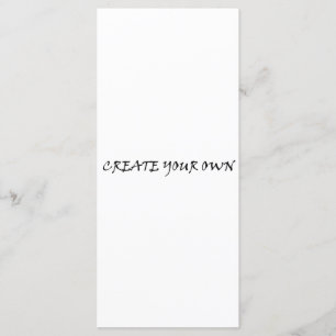 Create your own menu