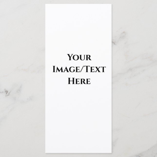 Create Your Own  Menu (Front)