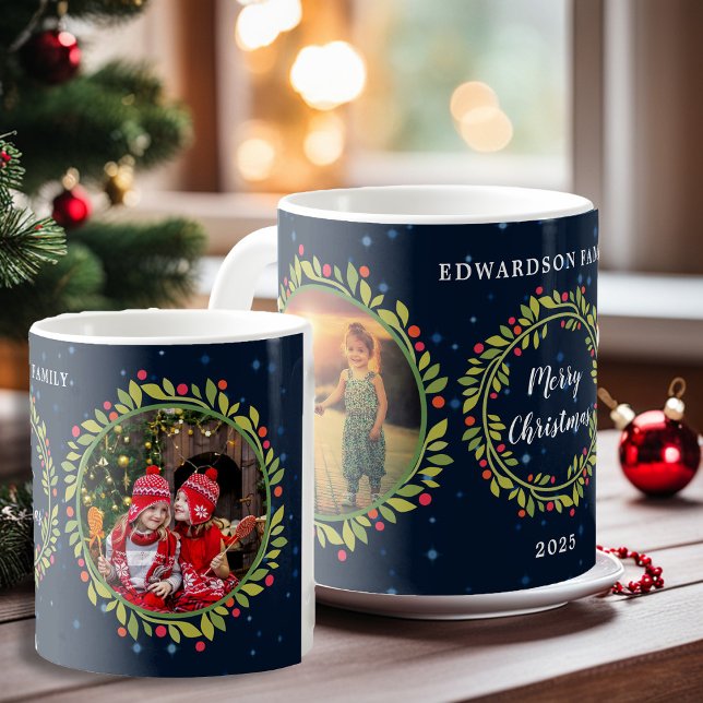 Create your own Merry Christmas family photo Coffee Mug (Create your own Merry Christmas family photo Coffee Mug.)