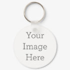 Create Your Own Metal Circle Keychain, 2"