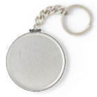 Create Your Own Metal Circle Keychain, 2"