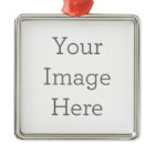 Create Your Own Metal Circle Ornament with Ribbon