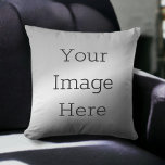 Create Your Own Metallic Sterling Silver Faux Foil Cushion<br><div class="desc">Create your very own personalised decorative pr promotional throw pillow. Upload fun images cool designs inspirational text or even your company's logo. With this easy to use design tool it is as simple as that to make your image stick in someone's mind. Click personalise, you can simply change the text...</div>