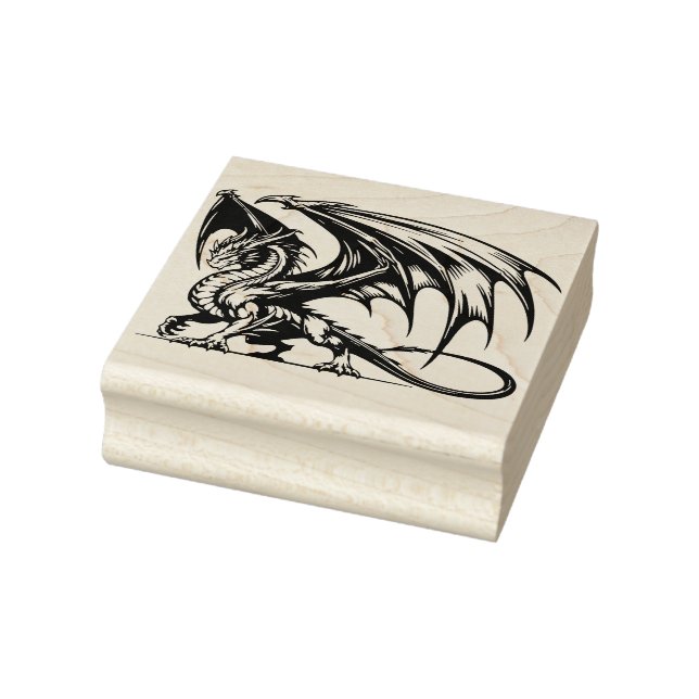 Create Your Own Mighty Dragon Standing Rubber Stamp (Stamp)