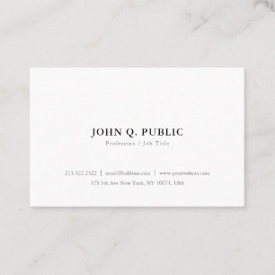 Create Your Own Minimalist Elegant Trendy Simple Business Card