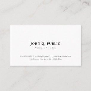 Create Your Own Minimalist Modern Elegant Simple Business Card