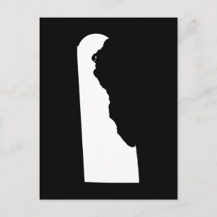 Create Your Own Minimalist Moving to Delaware Postcard