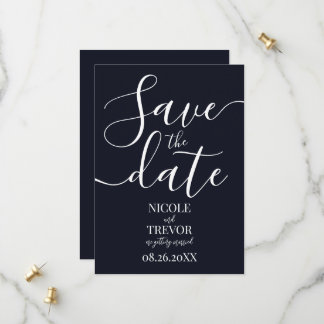 Create Your Own Minimalist Solid Colour Wedding Save The Date