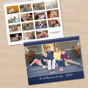 Create Your Own Modern 15 Month Photo Calendar