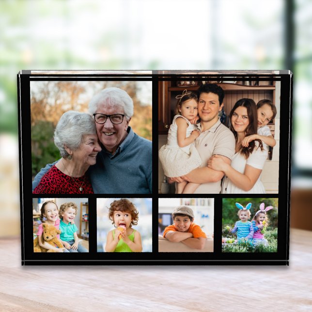 Create Your Own Modern 6 Family Picture Collage  Photo Block (Creator Uploaded)